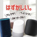 恥ずかしい。「ヘイ！シリ！」「OK！グーグル！」「アレクサ！」便利だけどちょっと・・・